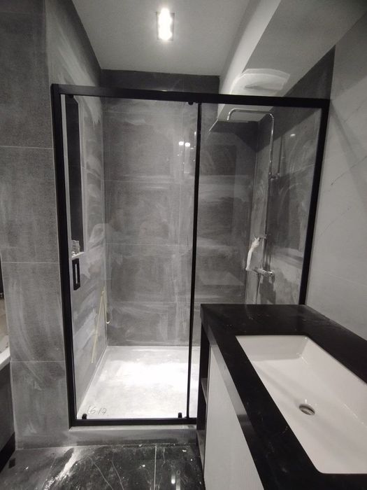 Dushavoy kabinalar.Душевые кабины.Перегородка стеклянние.Фасадние