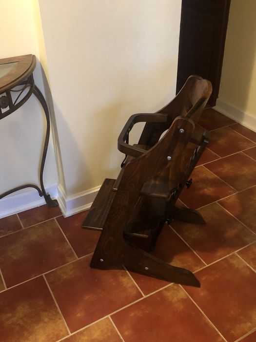 Scaun de masa copii lemn masiv