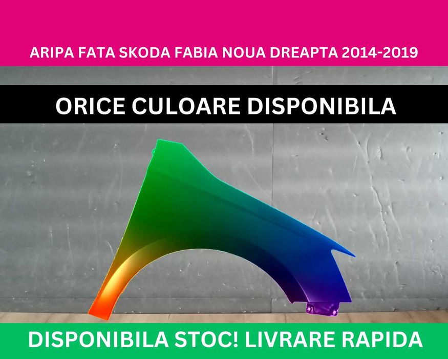 Aripa fata VW Golf 6 VI Hatchback Negru,Alb,Albastru,Rosu,Gri NOUA
