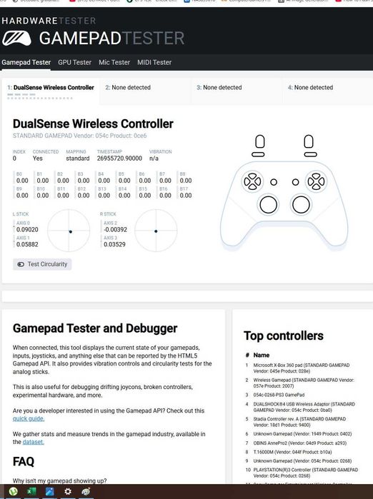 Controller Wireless Sony DualSense PS5 – Stare Perfectă (Fără Drift)