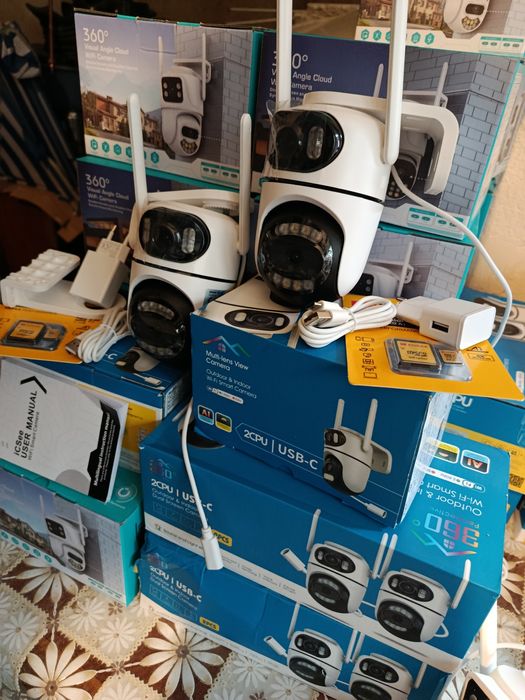 ТОП ЦЕНА  30 EVRO,   ICSEE. Двойна камера.Камери за видеонаблюдение пр