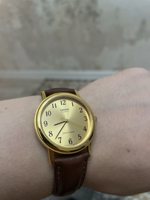 Винтажные часы Casio латунь