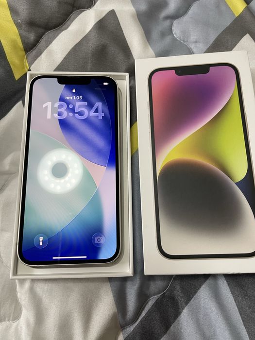 Iphone 14 Starlight 128 GB без нито една забележка
