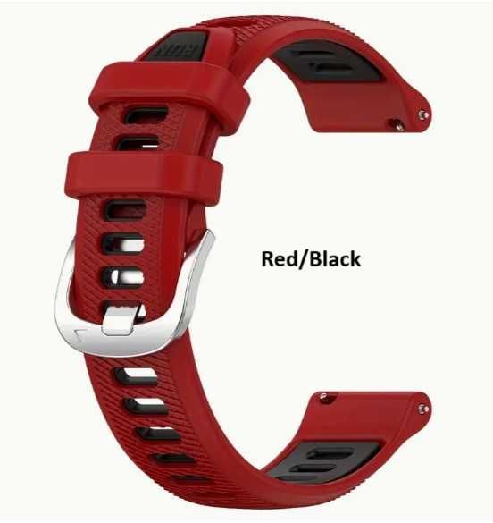 Curea silicon GT1,GT2,GT3,GT4,GT5(46mm) 22mm - catarama Argintie*