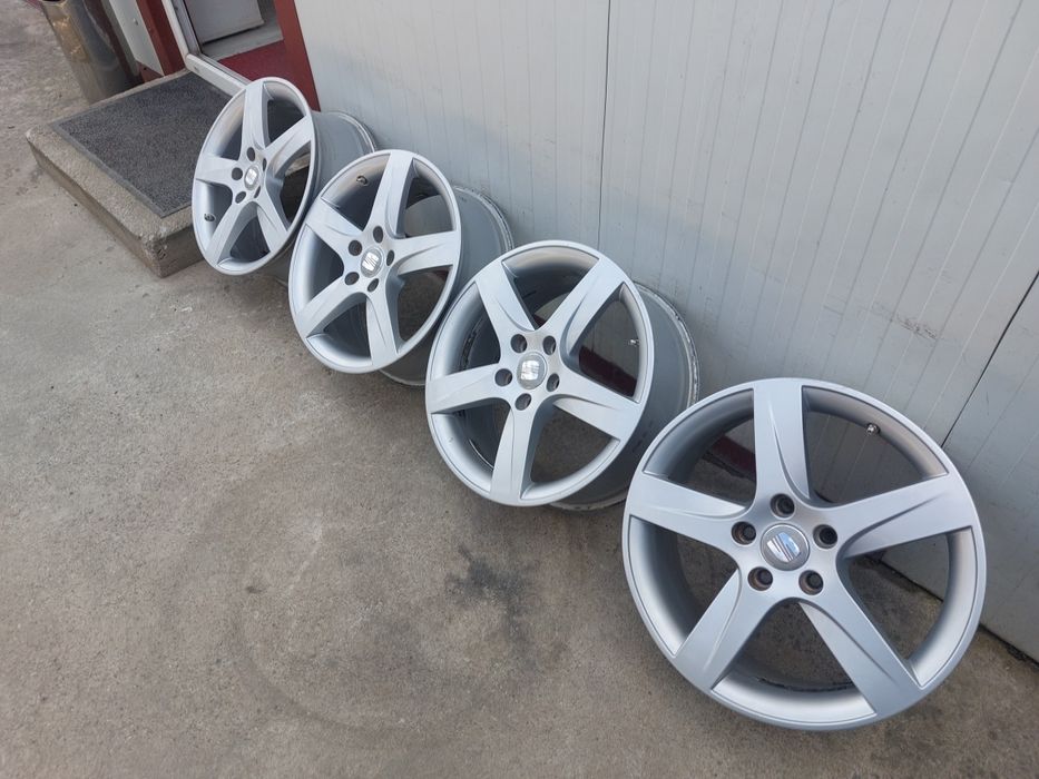 Set jante din aluminiu originale r17 / Seat Vw Audi Skoda / 5x112