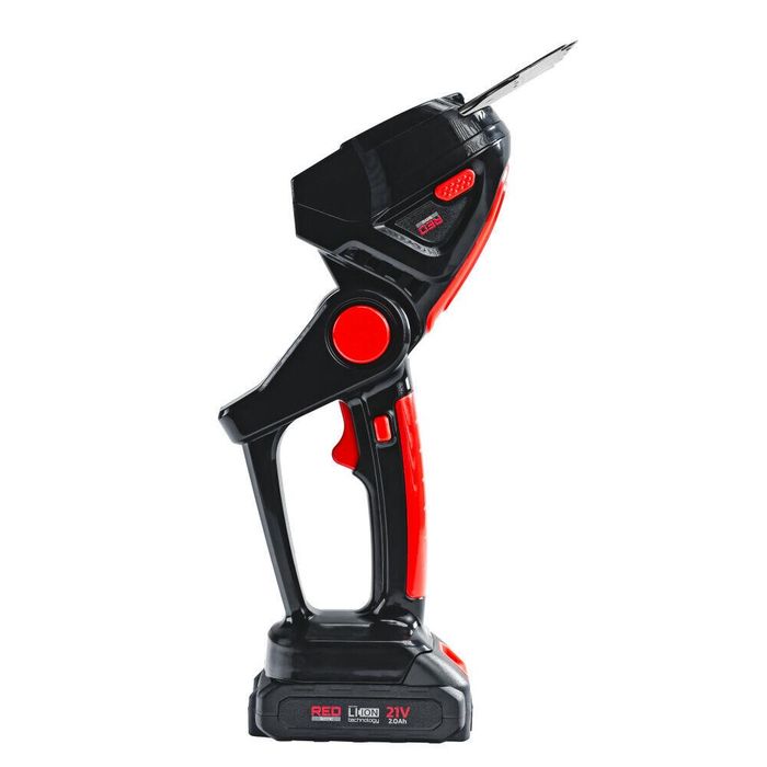 Foarfeca electrica pe acumulator pentru tuns iarba, arbusti, 21 V, Red