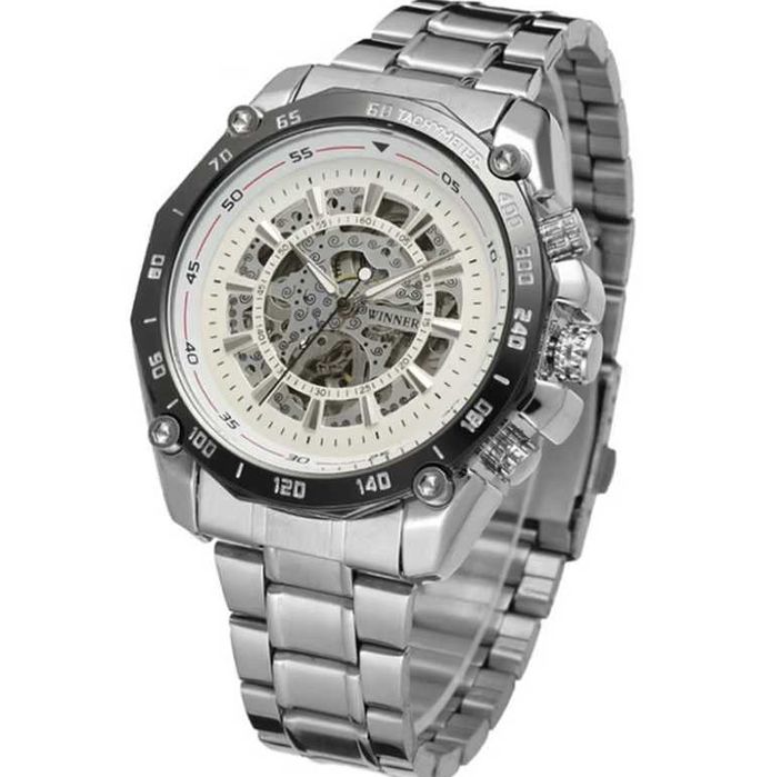 Автоматичен мъжки часовник WINNER – Web + ПОДАРЪК