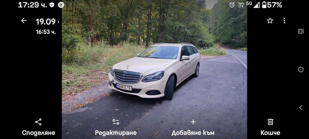 Mercedes е класа w212 2016г бартер