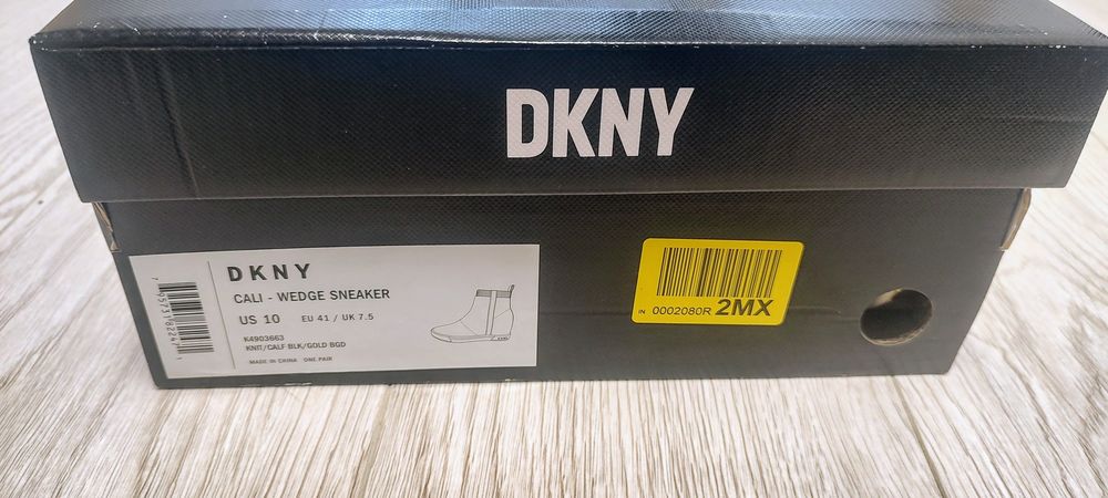 DKNY - ghete dama - sneakers, negru, marimea 41