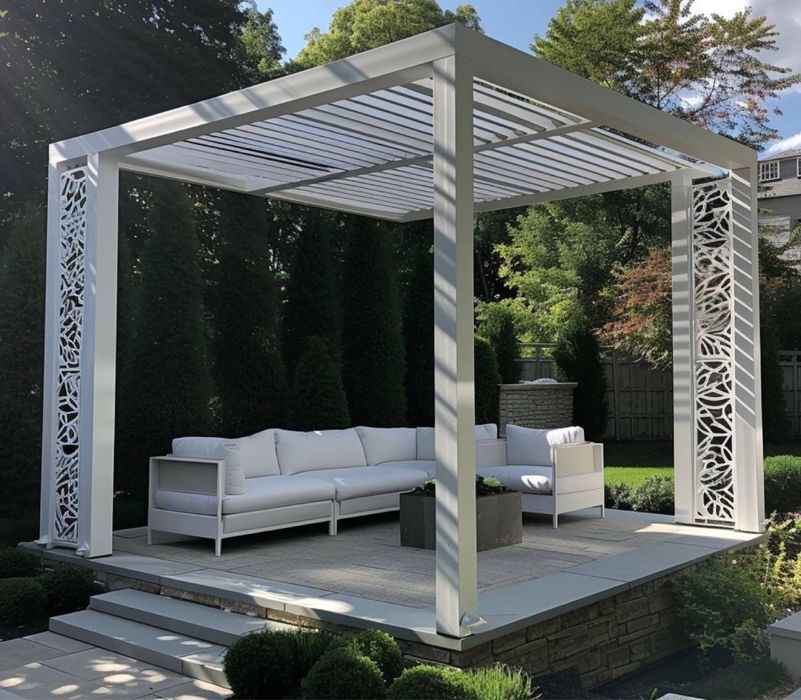 Hi-tech Naves Besedka besedki Навес бесдка