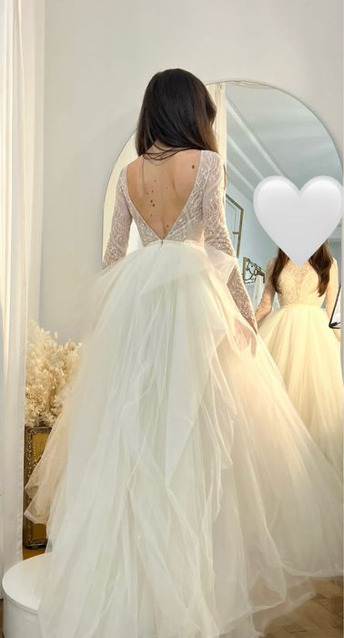 Rochie de mireasa Letitia Lele cu voal cadou