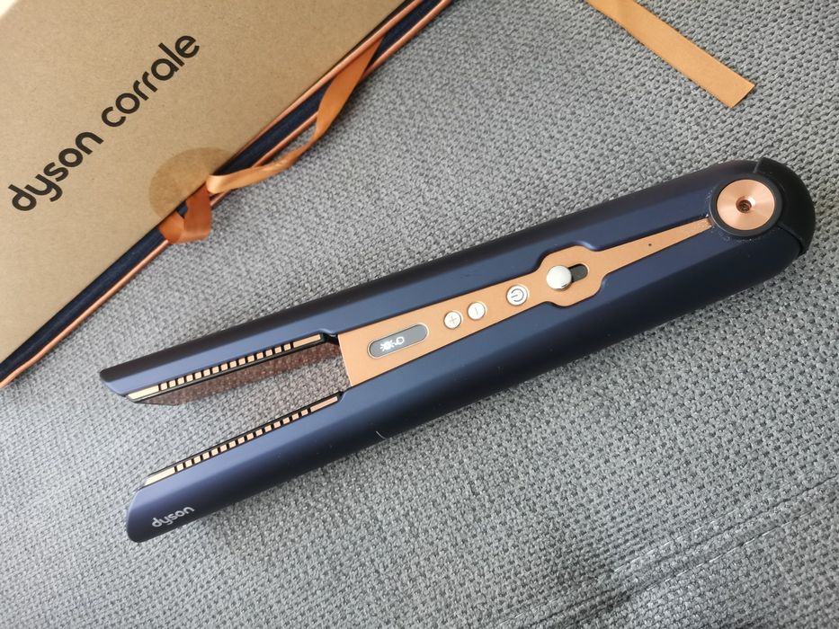 Placă de păr fără fir Dyson Corrale HS07, Albastru de Prusia-Cupru