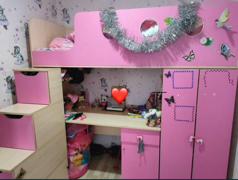 Детская стенка для девочки