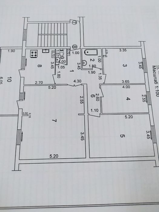 Уй Сотилади, 4 Хонали Банковский Уй