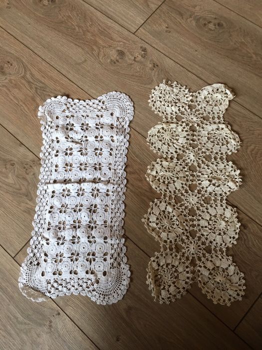 Ръчно плетени покривки на една кука