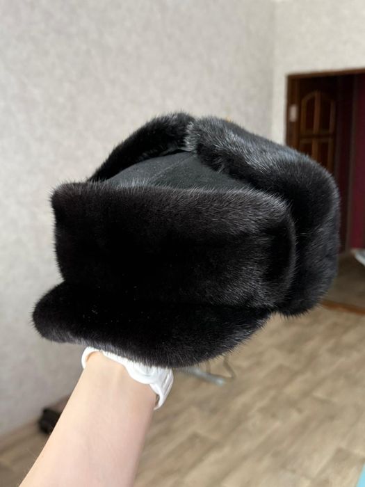 Шапка норковая. Состояние новой