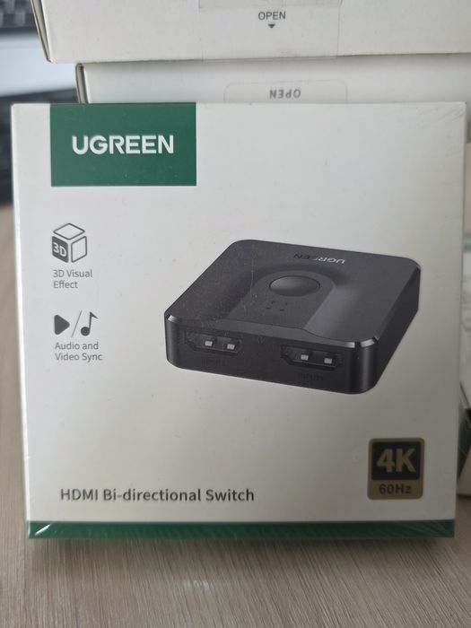 Разветвитель HDMI UGREEN CM217, 1x2 Splitter