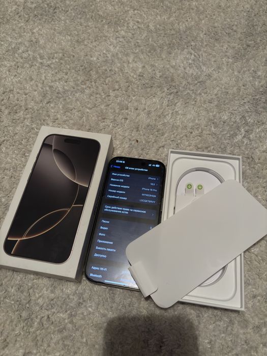 iPhone 16 pro, 128 гб, ёмкость 90