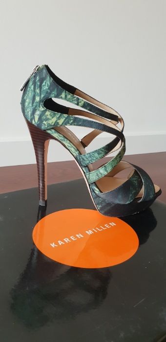 Зелени сандали Karen Millen