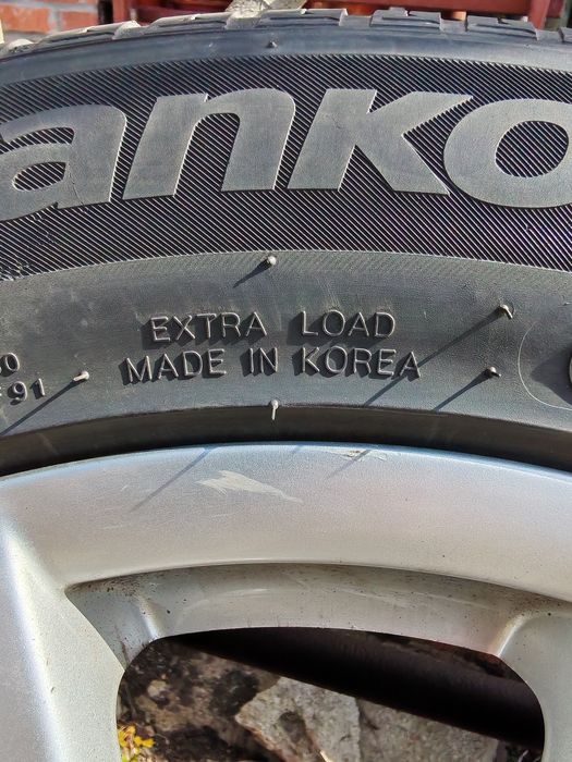 Jante Audi mărime  5*112 cu cauciucuri  225/55/16   Hankook  4-Seasons