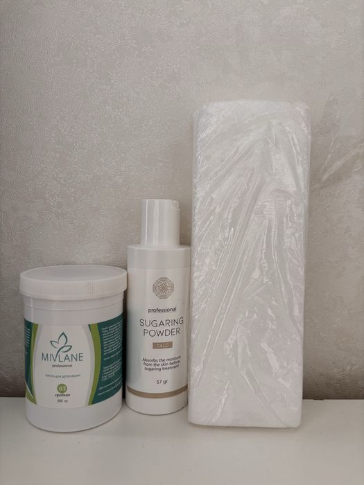 Набор для шугаринга для эпиляция депиляция паста тальк полоски