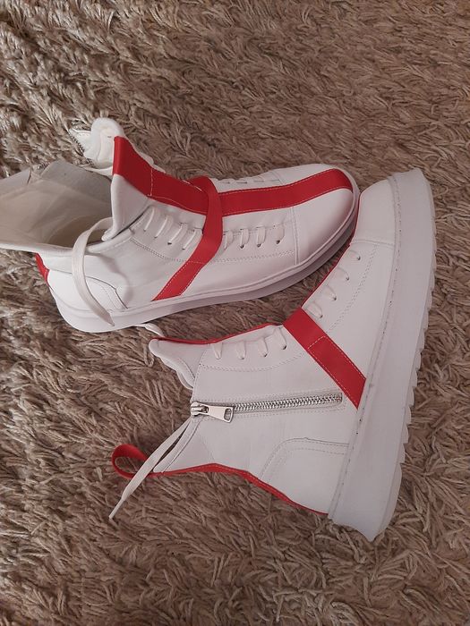 Продам кеды мужские, кожа