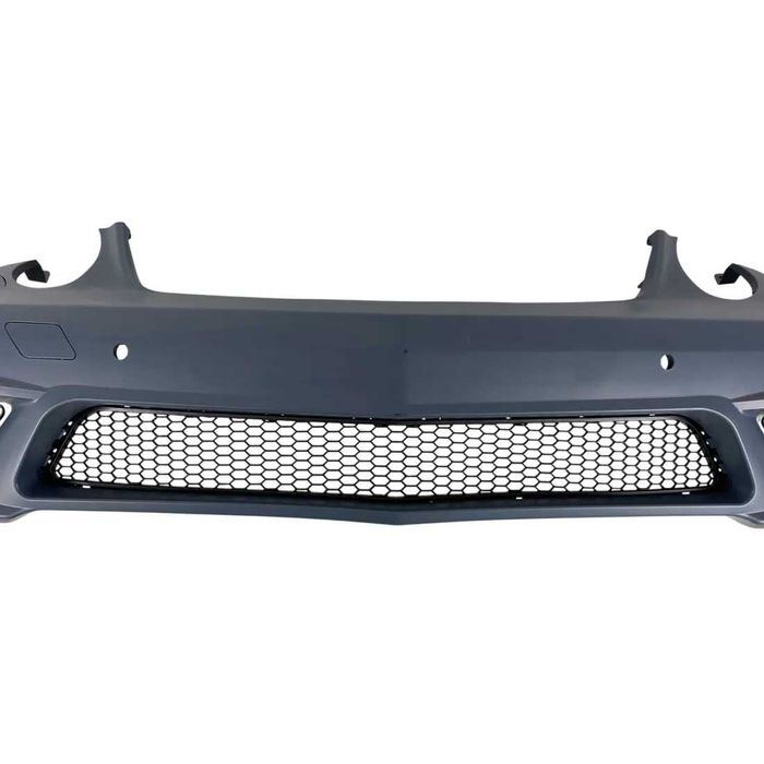 Предна броня AMG за Mercedes W211 (06-09) с отвори, грундирана, тунинг