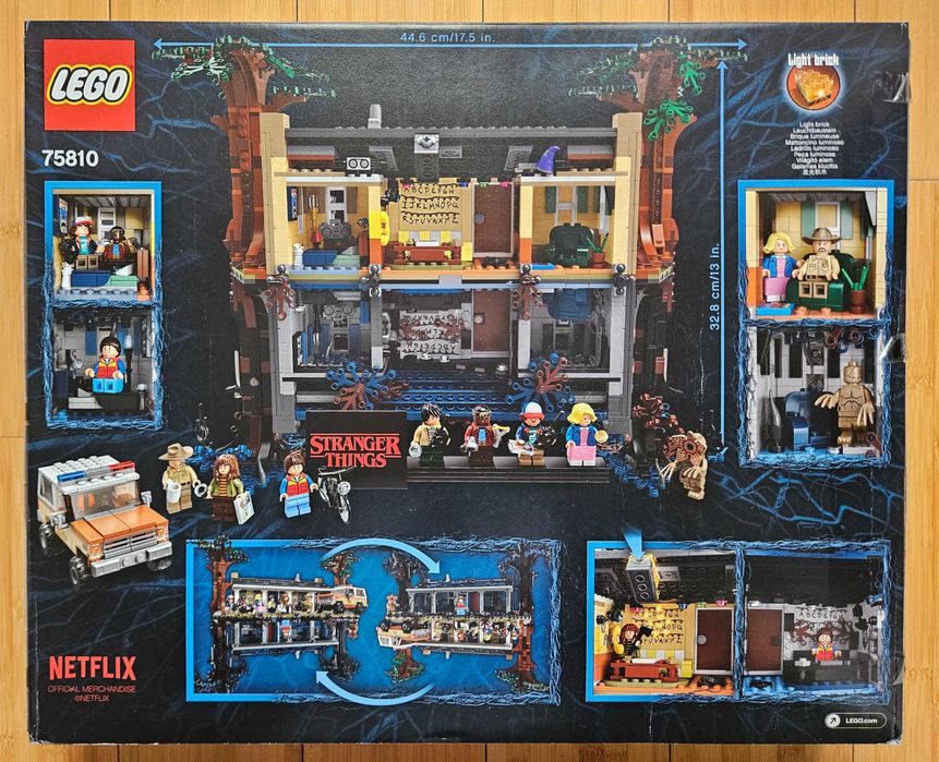 Set LEGO SIGILAT 75810 The Upside Down Stranger Things