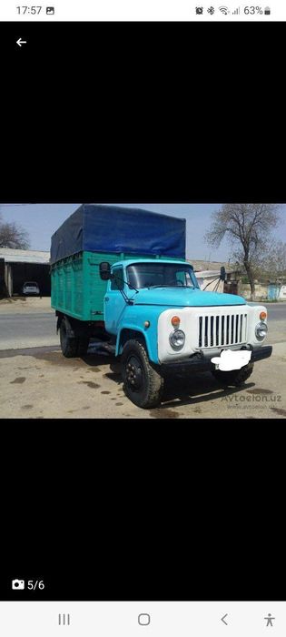 Gaz53 bortavoy tentli