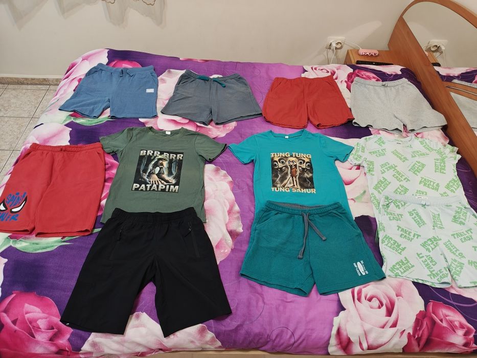 Голям ЛОТ лятни дрехи за момче размер 140