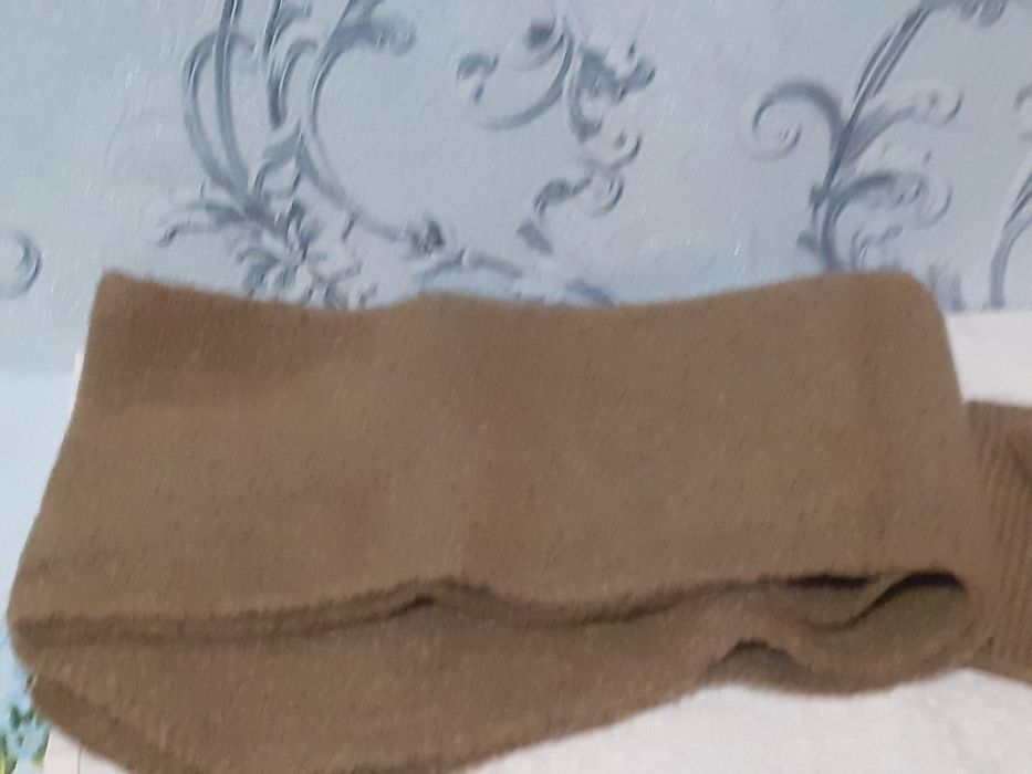 Зимняя шапка    горчичный