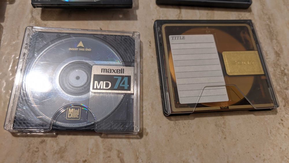 Minidiscuri Sony, TDK etc, pachete a cate 10 bucati pentru inregistrat