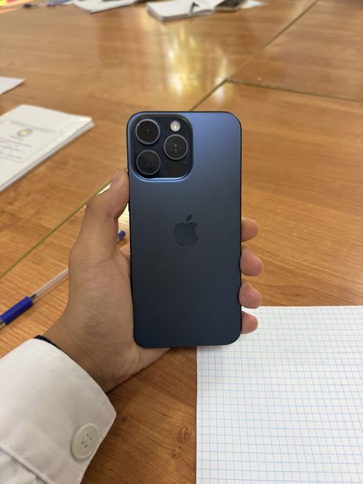 Айфон 15 pro max (коробка, документы все есть)