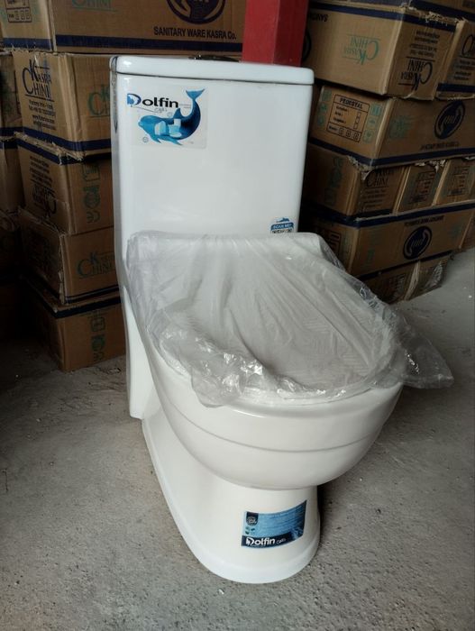 Унитаз моноблок литой