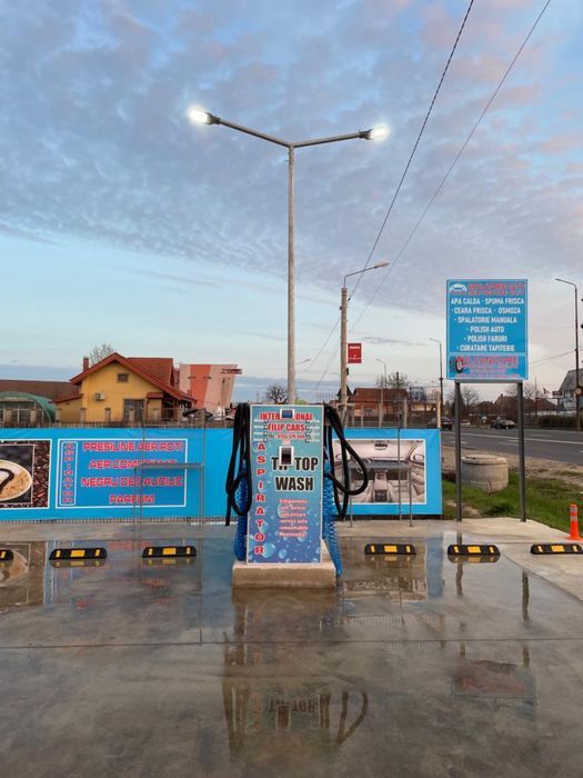 Spalatorie auto self service cu fise ,bancnote,automatizari