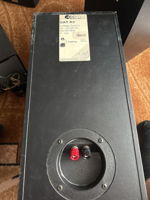 Sony Receiver с бас колонка и две SAT R1 колони