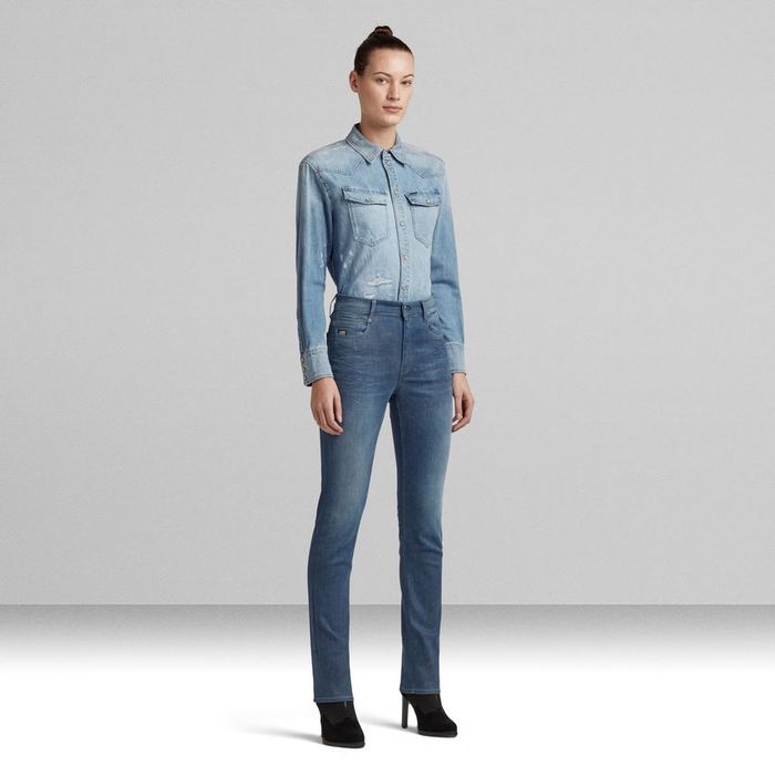 G-Star RAW Noxer High Straight Jeans ОРИГИНАЛНИ дамски дънки - 31