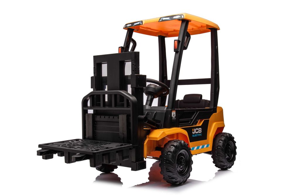Motostivuitor electric pentru copii JCB 2x 35W 12V culoare galben