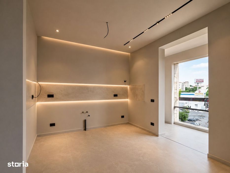 1 cameră- Ultimul apartament etaj 1/ 2,5 km de Palas Bloc nou