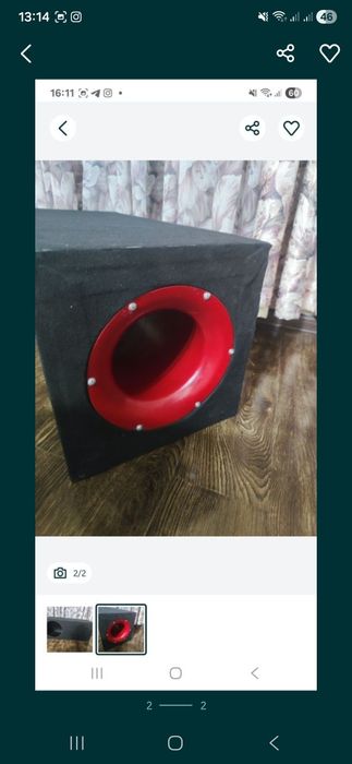 Продаётся  короб для сабвуфера