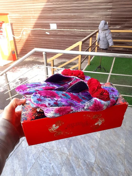 Красивые домашние тапки