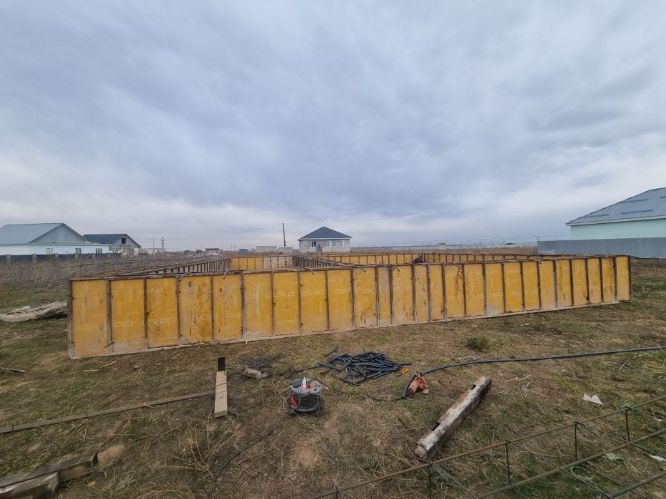 Бетон и опалубка.фундамент