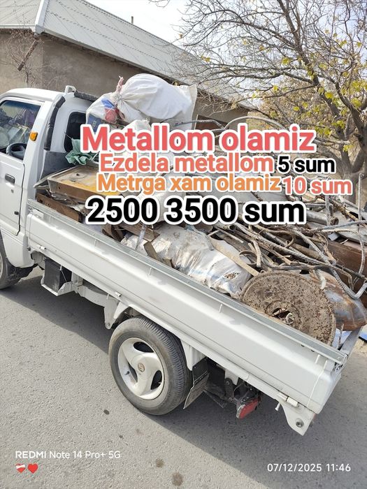 4000 SumMetallom olamiz b/u металлом Metallom 
Тошк