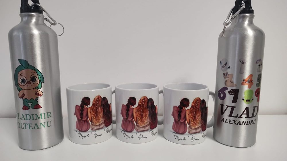 Sticle metal și căni personalizate cani apa aluminiu