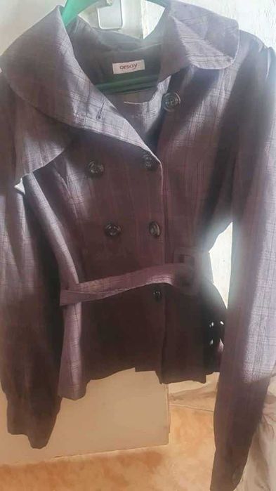 Дамско сако в кафяво