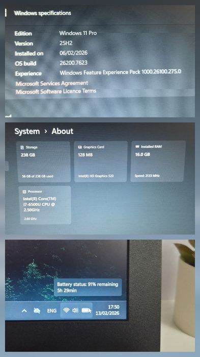 Топ HP 250 G5 i7 / 16GB RAM / 256GB SSD / Full HD