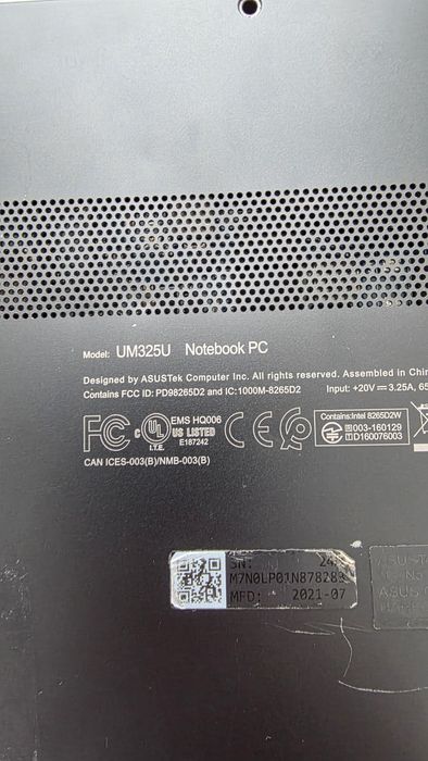 Asus ZenBook Ryzen 7 5700U 16 gb ddr4!