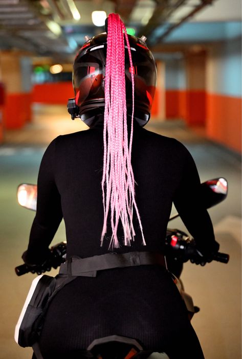 Coada afro pentru casca moto/ski/atv/scuter etc