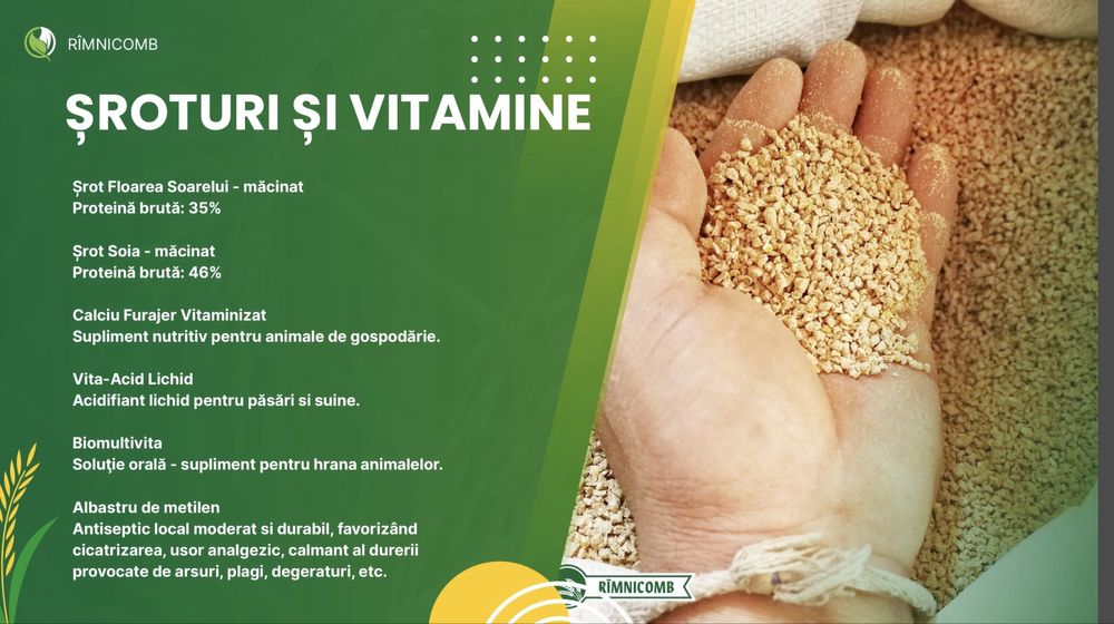 Furaje pentru păsări si animale Rimnicomb