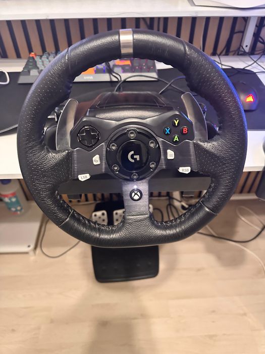 Kit Volan Gaming Logitech G920 + Schimbător + Pedale pentrh PC si Xbox